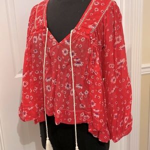 Free People flowy top size XS